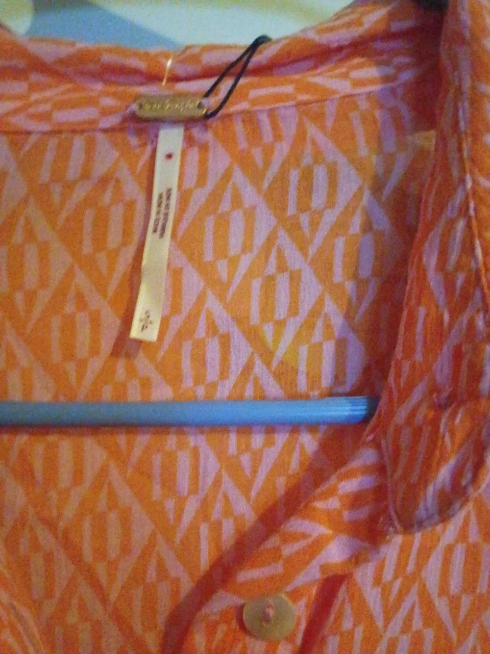 Free People lightweight button